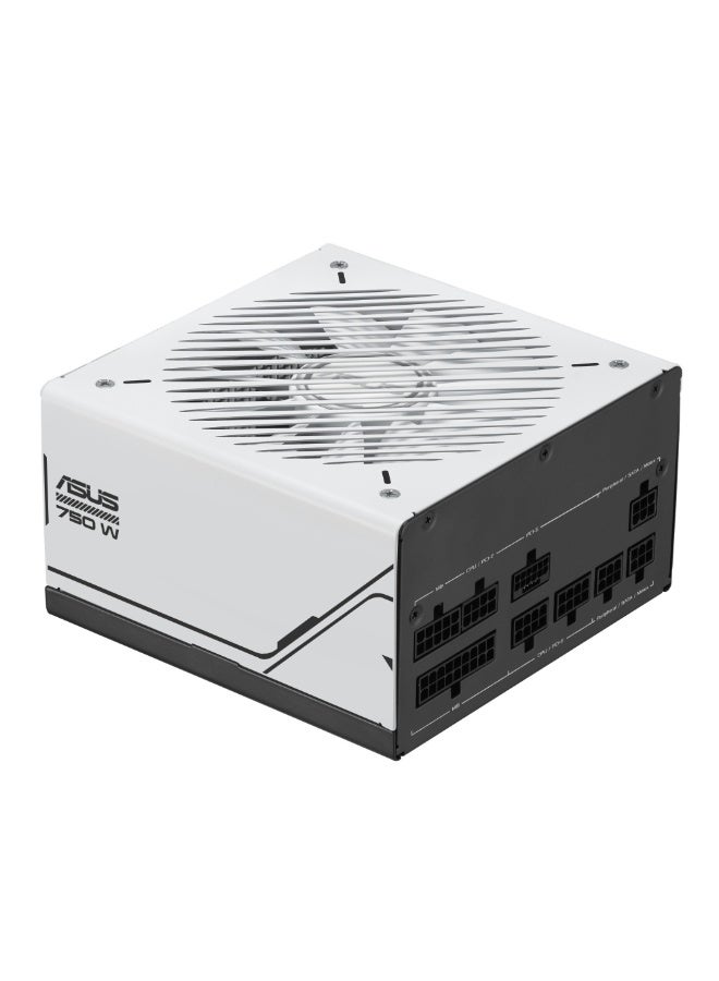 ASUS Prime 750W 80+ Gold Fully Modular ATX 3.1 Power Supply, PCIe 5.0 Ready, 16-Pin Gen 5 Cable Included, Dual Ball Bearing Fan, Compact 150mm Size, White/Black Interchangeable Housing, White | 90YE00U1-B0NA00  - Image 2