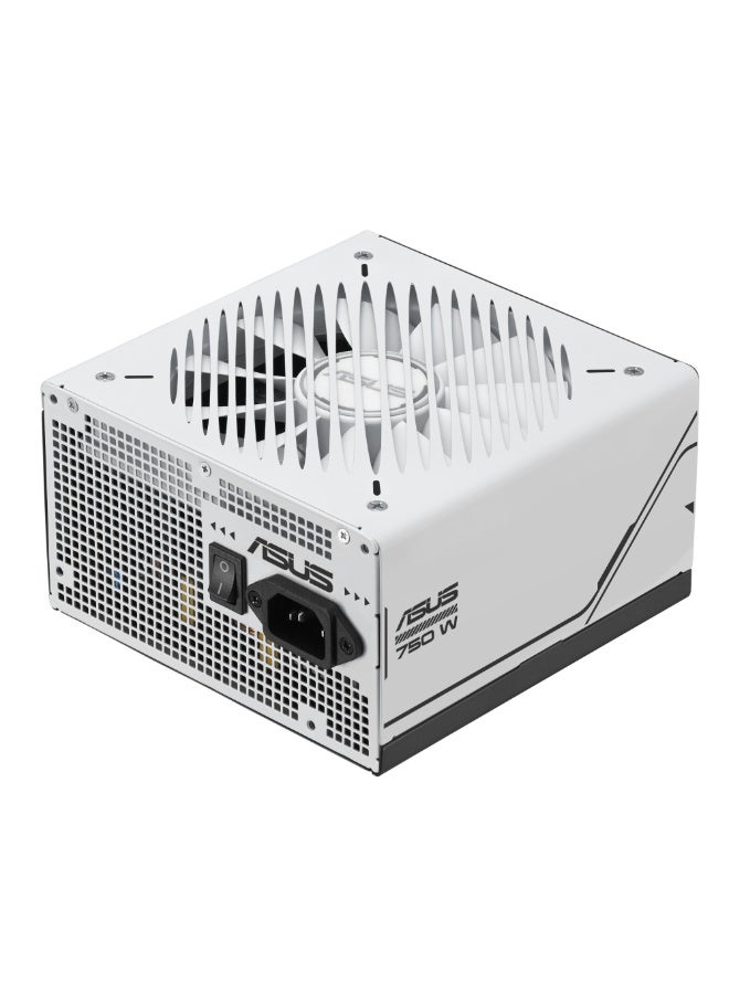 ASUS Prime 750W 80+ Gold Fully Modular ATX 3.1 Power Supply, PCIe 5.0 Ready, 16-Pin Gen 5 Cable Included, Dual Ball Bearing Fan, Compact 150mm Size, White/Black Interchangeable Housing, White | 90YE00U1-B0NA00  - Image 5