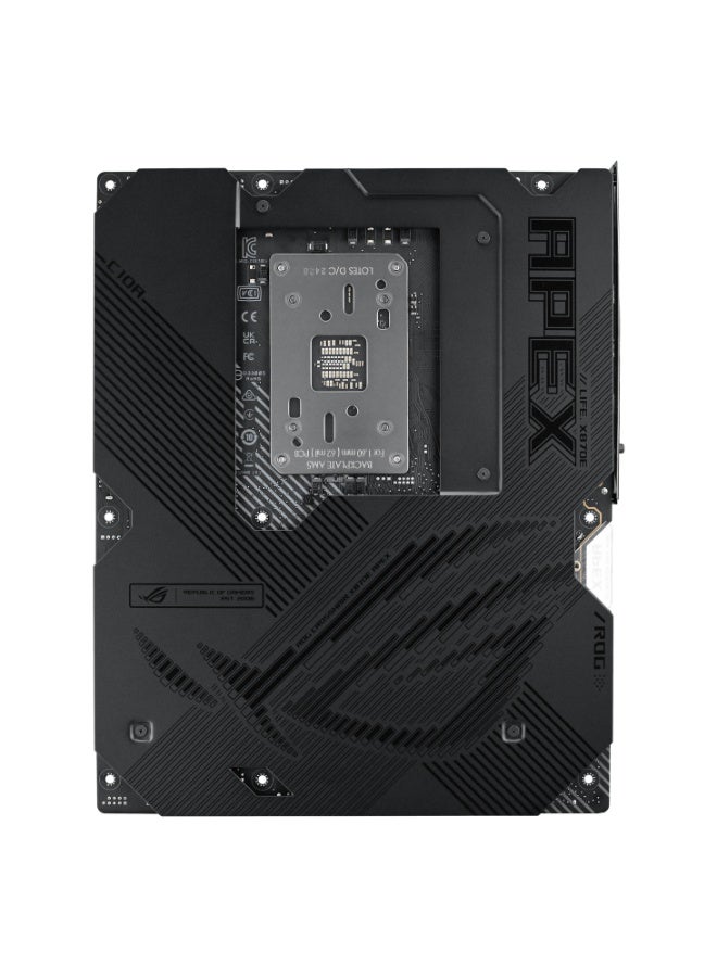 ROG Crosshair X870E Apex ATX Gaming Motherboard, AM5, X870E Chipset, DDR5 (2-DIMM, Up to 128GB, OC 10200MT/s+), Ryzen 7000/8000/9000, PCIe 5.0 x16, 5x M.2 (3x Gen5), Wi-Fi 7, 5Gb LAN, USB4, USB-C 60W PD, SupremeFX Audio, Extreme OC Tools, AI Cooling, BIOS Flashback | 90MB1KR0-M0EAY0