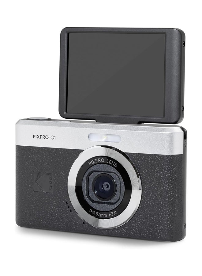 كوداك Pixpro C1 – Ultra-Compact Digital Camera | 13MP BSI CMOS, 4X Zoom, 2.8" LCD Screen, LED Flash, Built-in Battery - Image 2