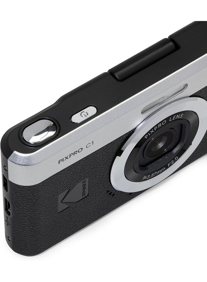 كوداك Pixpro C1 – Ultra-Compact Digital Camera | 13MP BSI CMOS, 4X Zoom, 2.8" LCD Screen, LED Flash, Built-in Battery - Image 4