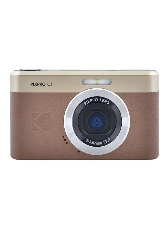 كوداك Pixpro C1 – Ultra-Compact Digital Camera | 13MP BSI CMOS, 4X Zoom, 2.8" LCD Screen, LED Flash, Built-in Battery - Image 1