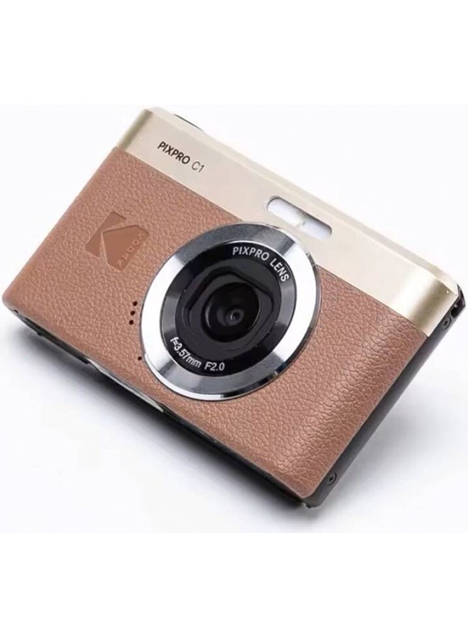 كوداك Pixpro C1 – Ultra-Compact Digital Camera | 13MP BSI CMOS, 4X Zoom, 2.8" LCD Screen, LED Flash, Built-in Battery - Image 2