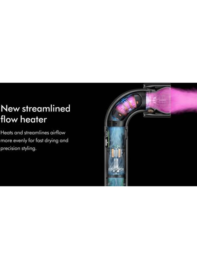 dyson Dyson Supersonic r Hair Dryer, Hyperdymium Motor, Up to 110,000 RPM, 4 Heat Settings with Cold Shot, 12.4 l/s Airflow, 10 Heater Foils, 1700 W Power, Jasper Plum | HD17  - Image 4
