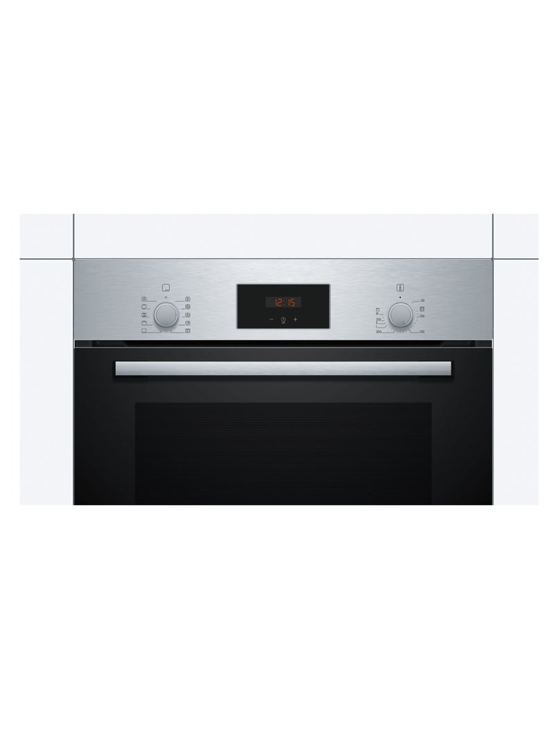 بوش 60x60 cm, Built-In Oven, 7 Heating Modes, Hydrolytic Self-Cleaning – HBF512BB1M Black HBF512BS1M black  - Image 3