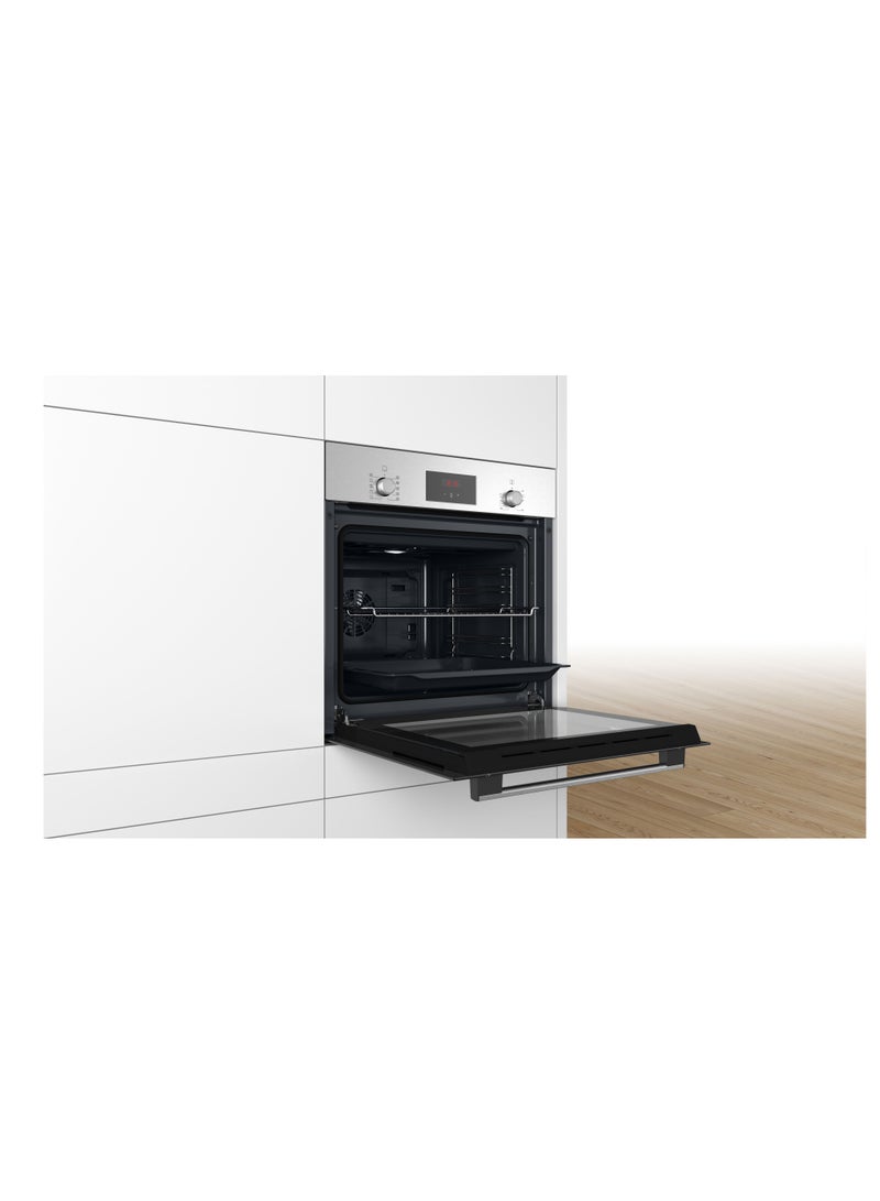 بوش 60x60 cm, Built-In Oven, 7 Heating Modes, Hydrolytic Self-Cleaning – HBF512BB1M Black HBF512BS1M black  - Image 4