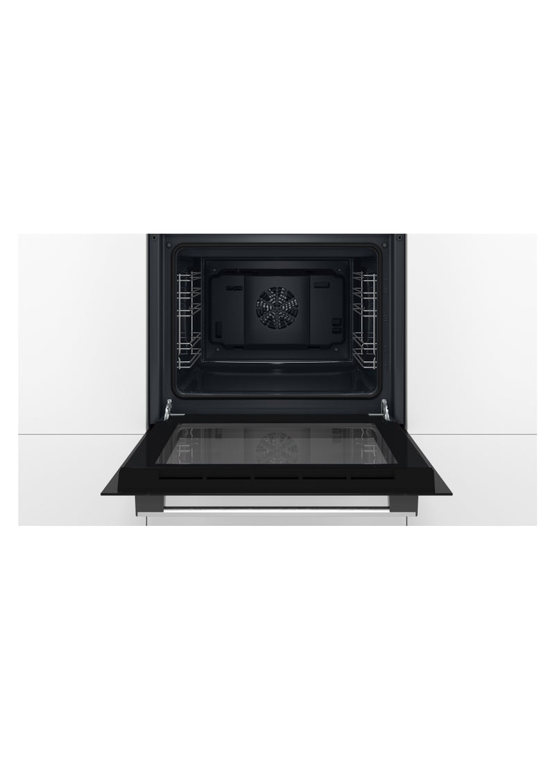 بوش 60x60 cm, Built-In Oven, 7 Heating Modes, Hydrolytic Self-Cleaning – HBF512BB1M Black HBF512BS1M black  - Image 2
