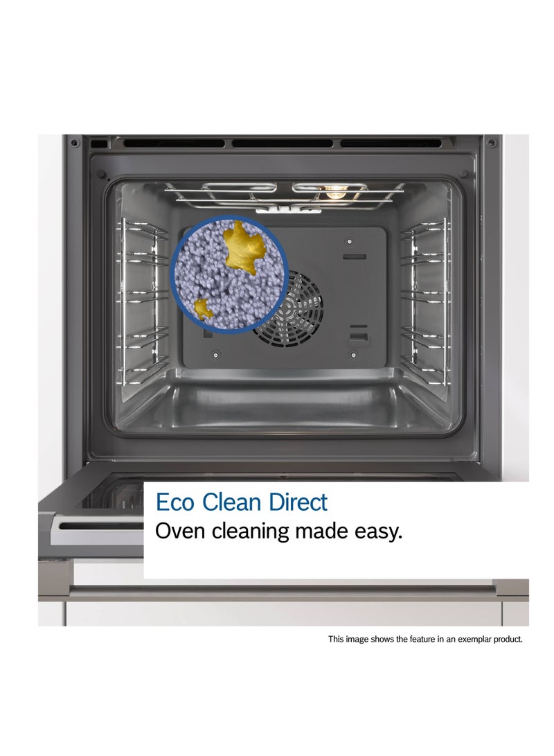 بوش 60x60 cm, Built-In Oven, 12 Cooking Modes, Telescopic Rails – HBJ559EB6M Black HBJ559EB6M black  - Image 4
