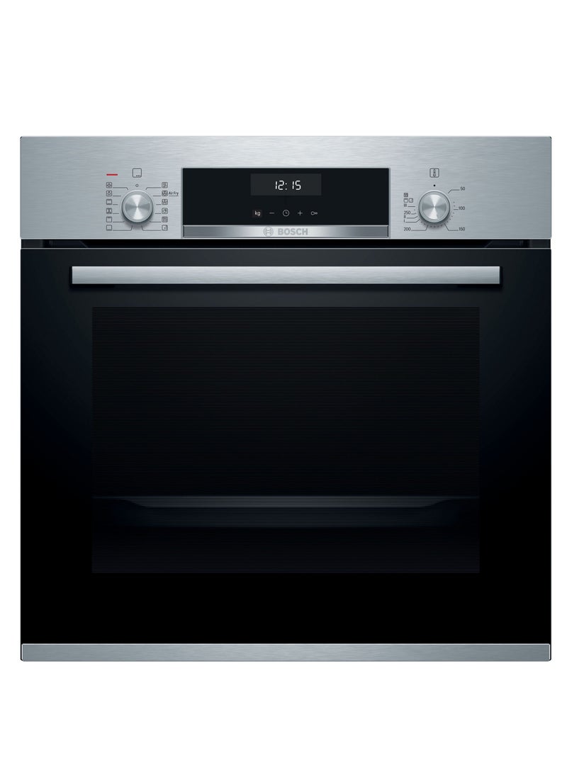 بوش 60x60 cm, Built-In Oven, Added Steam Function, EcoClean Direct – HIJ557YS3M Stainless Steel HIJ557YS3M black  - Image 1
