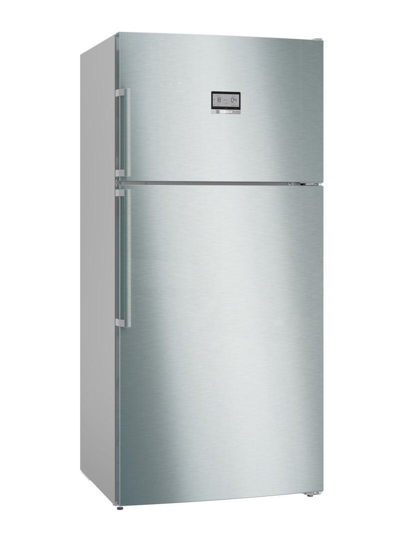 BOSCH 687 L Gross and 641 L Net Capacity, Top‑Freezer Refrigerator, NoFrost, VitaFresh XXL, Home Connect – KDN86HIE0M Brushed Steel 641 L 329 kW KDN86HIE0M silver  - Image 1