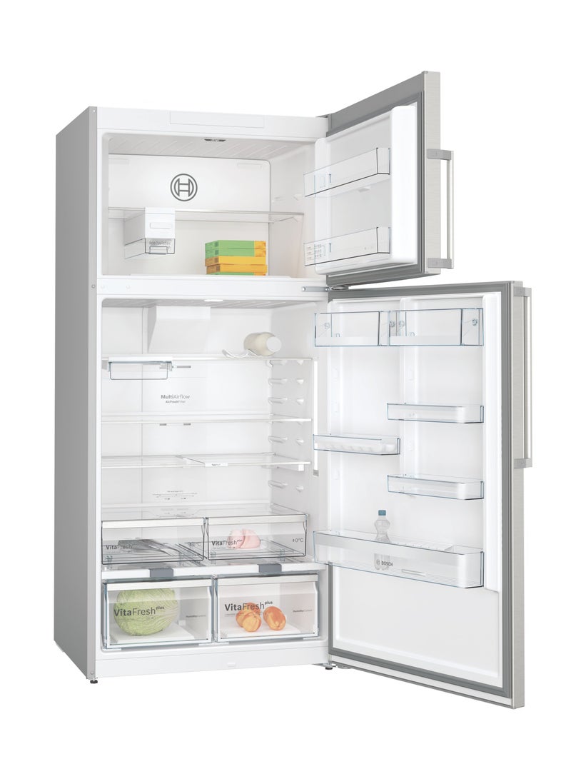 BOSCH 687 L Gross and 641 L Net Capacity, Top‑Freezer Refrigerator, NoFrost, VitaFresh XXL, Home Connect – KDN86HIE0M Brushed Steel 641 L 329 kW KDN86HIE0M silver  - Image 2