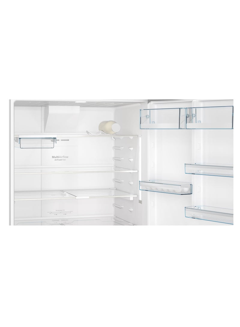 BOSCH 687 L Gross and 641 L Net Capacity, Top‑Freezer Refrigerator, NoFrost, VitaFresh XXL, Home Connect – KDN86HIE0M Brushed Steel 641 L 329 kW KDN86HIE0M silver  - Image 4