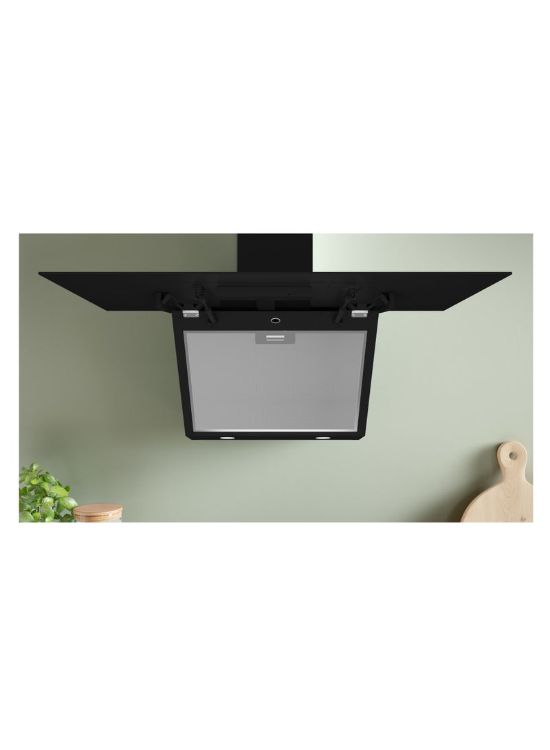 بوش 90 cm, Wall-Mounted Cooker Hood, 3-Speed Touch Control, 700 m³/h Extraction – DWK96PJ60M Black 216 W DWK96PJ60M black  - Image 2