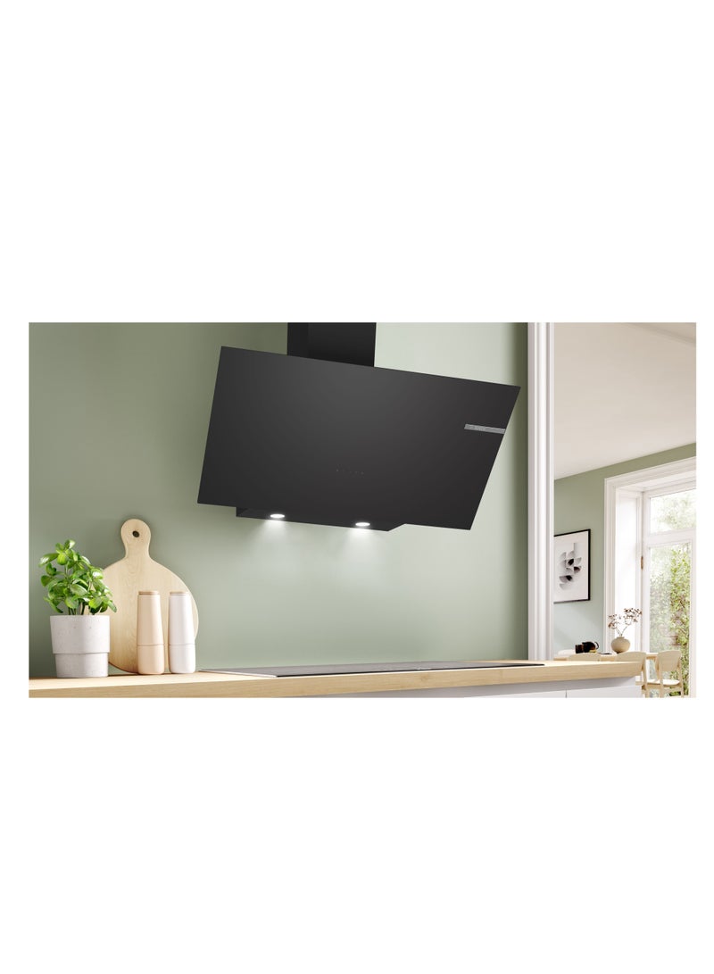 بوش 90 cm, Wall-Mounted Cooker Hood, 3-Speed Touch Control, 700 m³/h Extraction – DWK96PJ60M Black 216 W DWK96PJ60M black  - Image 4