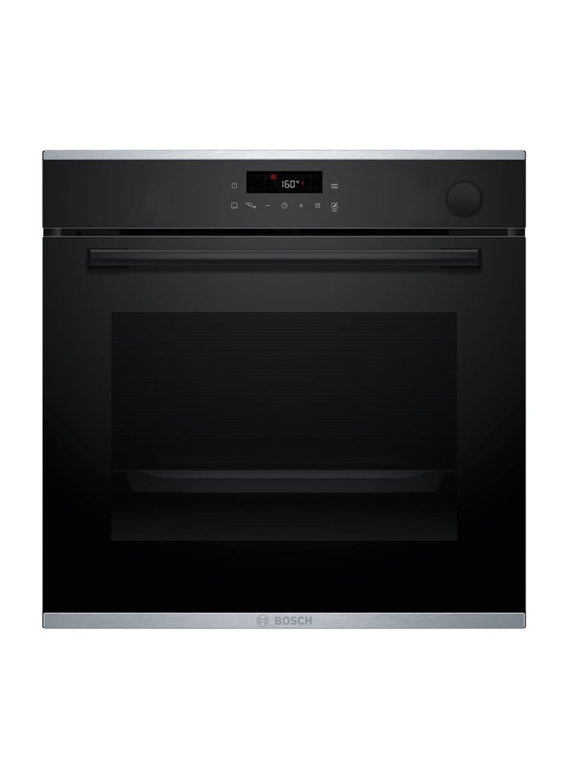 BOSCH 60x60 cm, Built-In Oven, Air Fry, Added Steam, Pyrolytic Cleaning – HRG272EB3 Black HRG272EB3M black - Image 1
