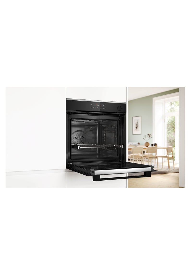 BOSCH 60x60 cm, Built-In Oven, Air Fry, Added Steam, Pyrolytic Cleaning – HRG272EB3 Black HRG272EB3M black - Image 4