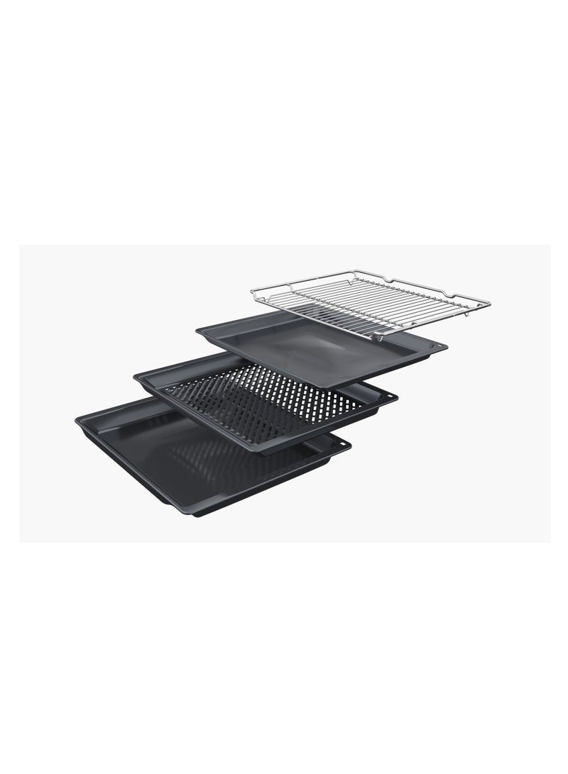 BOSCH 60x60 cm, Built-In Oven, Air Fry, Added Steam, Pyrolytic Cleaning – HRG272EB3 Black HRG272EB3M black - Image 5