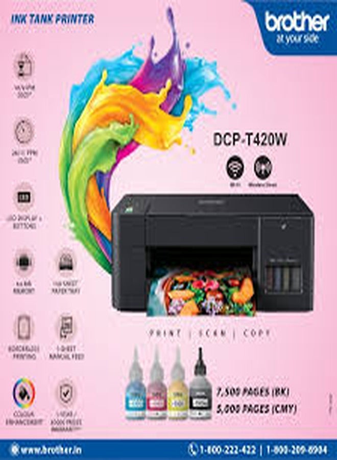 brother BROTHER PRINTER DCP T420W 