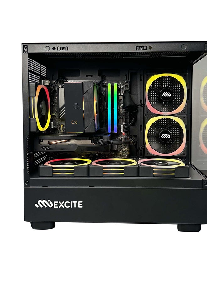 MI Excite Gaming PC With Core i5 14400F Processor/16GB RAM DDR5/ 1TB SSD/ Nvidia GeForce RTX 5060 Ti Graphics/ Black  - Image 2
