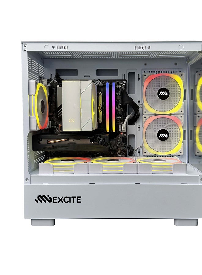 MI Excite Gaming PC With Core i5 14400F Processor/16GB RAM DDR5/ 1TB SSD/ Nvidia GeForce RTX 5060 Ti Graphics/ White  - Image 2