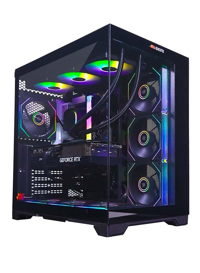 ام اي اكسايت بي سي العاب بمعالج Core i7 14700K/ذاكرة وصول عشوائي (RAM) سعة 32 جيجابايت DDR5/قرص SSD سعة 1 تيرابايت/بطاقة رسومات Nvidia GeForce RTX 5070 Ti/نظام التشغيل ويندوز 11 برو/ - Image 1