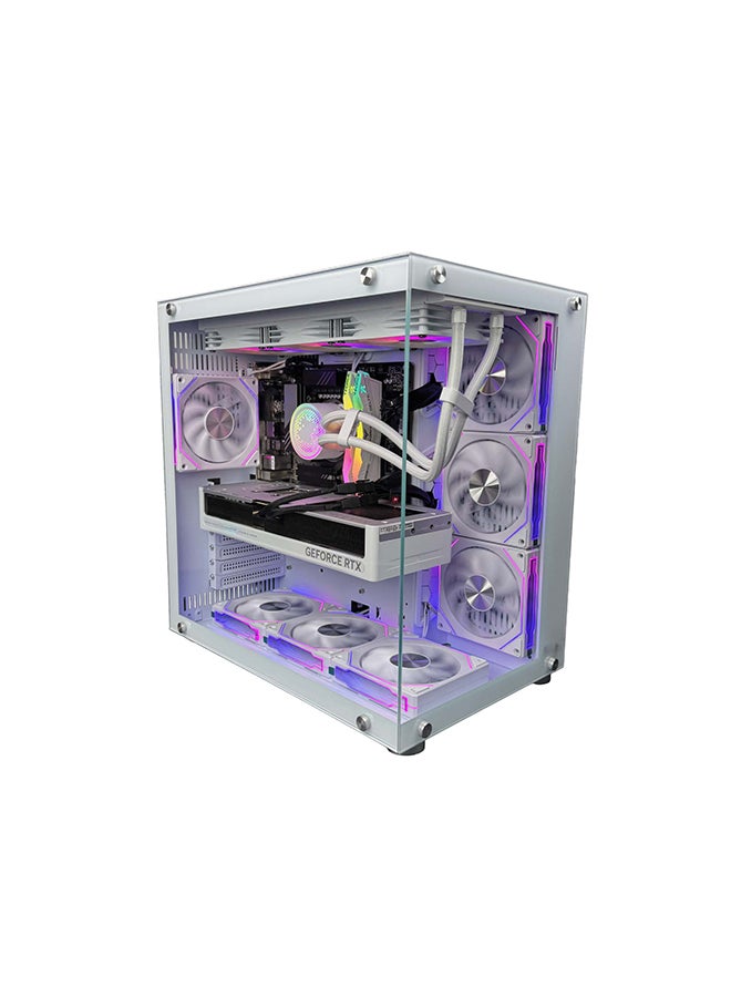 Gaming PC With  Core i5 14400F Processor/32GB RAM DDR5/1TB SSD/Nvidia GeForce RTX 5070 Graphics/ Windows 11 Pro/ White