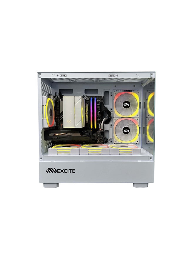 MI Excite Gaming PC With Ultra 5 225F Processor/32GB RAM DDR5/ 1TB SSD/Nvidia GeForce RTX 5060 Ti Graphics/ Windows 11 Pro/ White  - Image 2