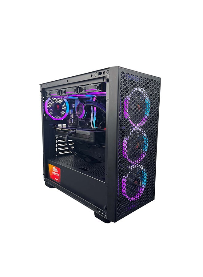 MI Excite Gaming PC With Ryzen 7 7800X3D Processor/32GB RAM DDR5/ 1TB SSD/Nvidia GeForce RTX 5070 Ti Graphics/ Black  - Image 1