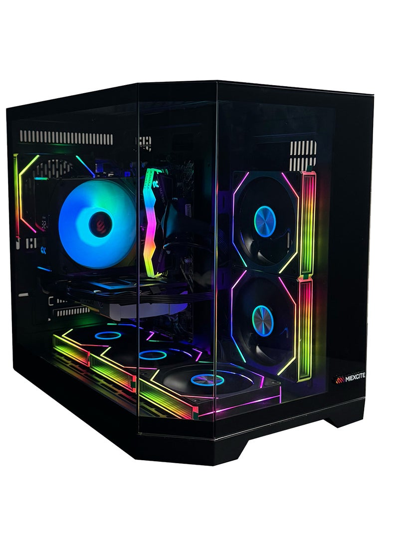 ام اي اكسايت بي سي العاب بمعالج Core i7 14700F/ذاكرة وصول عشوائي (RAM) سعة 16 جيجابايت DDR5/قرص تخزين SSD سعة 1 تيرابايت/بطاقة رسومات Nvidia GeForce RTX 5060 Ti/نظام التشغيل ويندوز 11 برو/ - Image 1