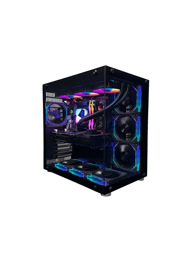 MI Excite Gaming PC With  Core i7 14700K Processor/32GB RAM DDR5/ 1TB SSD// Nvidia GeForce RTX 5070 Graphics/ Black  - Image 1