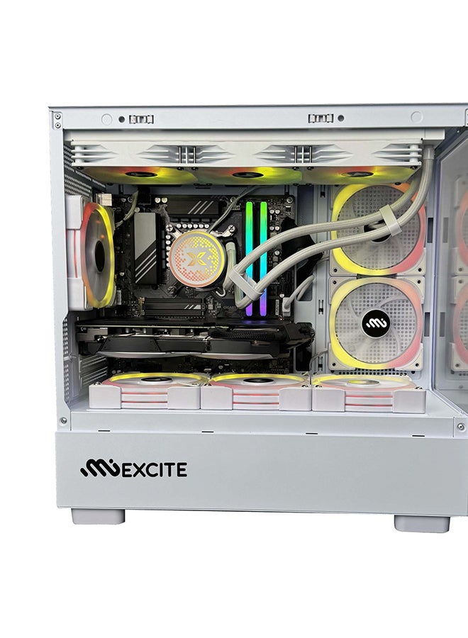 MI Excite Gaming PC With  Core i7 14700F Processor/32GB RAM DDR5/ 1TB SSD/Nvidia GeForce RTX 5060 Graphics/ Windows 11 Pro/ White  - Image 2
