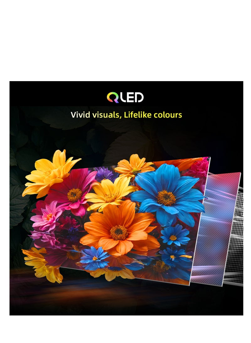 تشيك تلفاز ذكي، 85 بوصة، QLED، 4 كابل HDMI، 2USB، RAM2GB، 16GB، حافة رفيعة - U85QM9S - Image 3