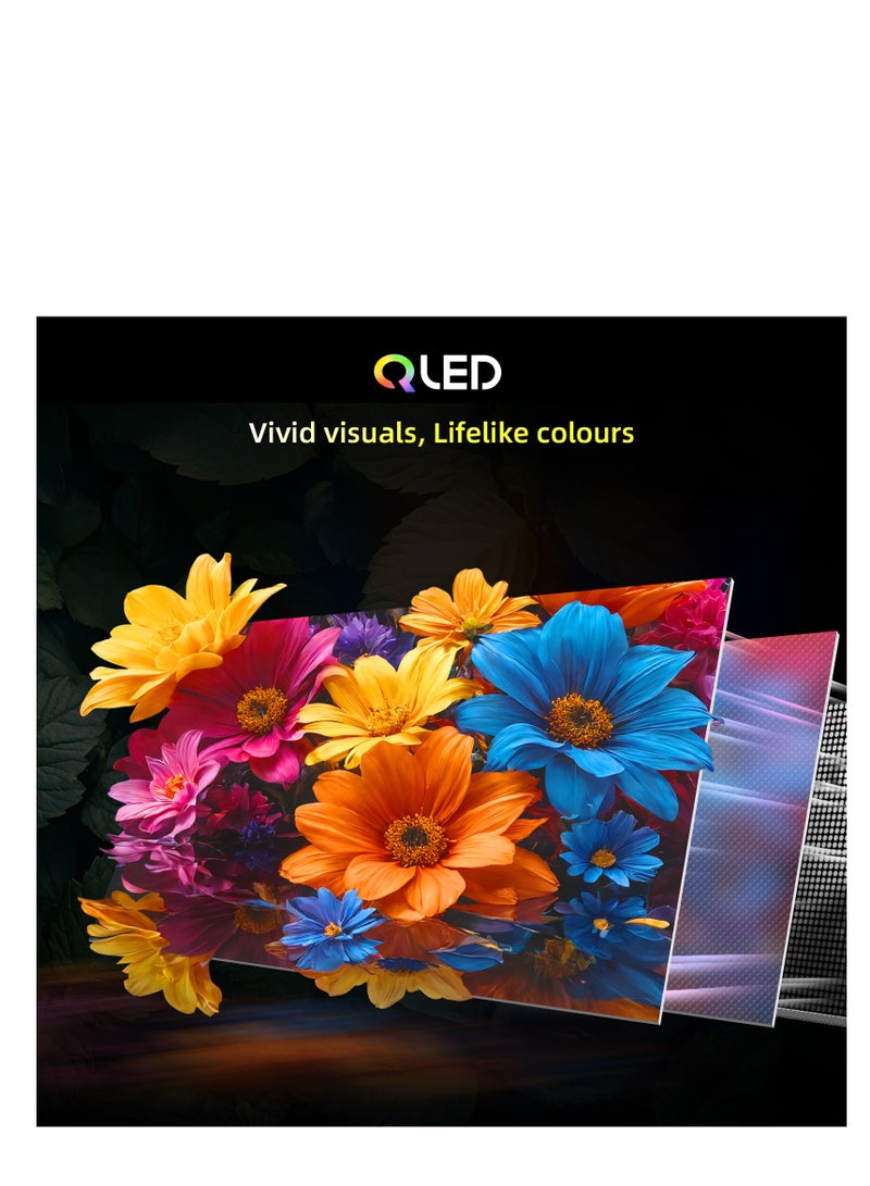 تشيك تلفاز ذكي، 75 بوصة، QLED، 4 كابل HDMI، 2USB، RAM2GB، 16GB، حافة رفيعة - U75QM9S - Image 3