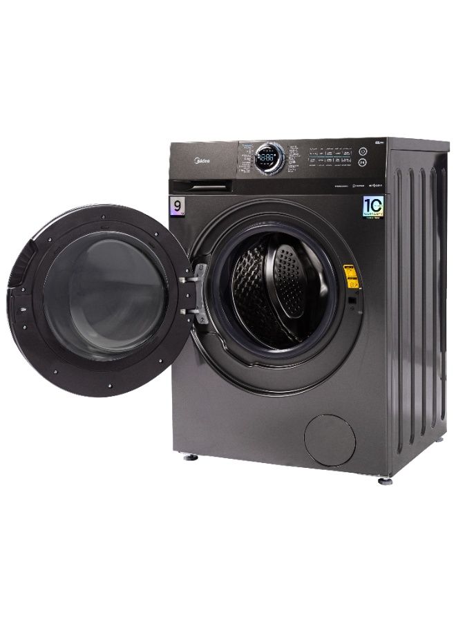 مديا Washing Machine 9kg 1400 RPM - MF200W90B/TTC Titanium Gray - Image 2