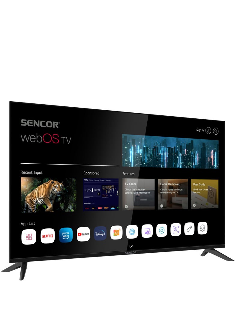 سوبر جنرال تلفاز ذكي 50 بوصة 4K UHD LED من سلسلة بلاتينيوم، تصميم شاشة سينما 4K Ultra HDR، صوت دولبي، تحكم صوتي ذكي، تطبيقات يوتيوب، نتفليكس، شاهد - - Image 5