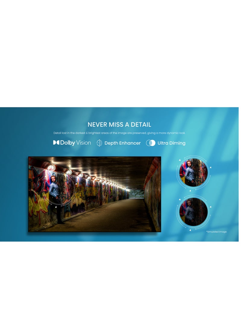 SUPER GENERAL 55 Inch 4K UHD LED WebOS Smart Tv Platinum Series,Cinema Screen Design 4K Ultra HDR, Dolby Audio, Smart Voice Control, Apps YouTube, Netflix, Shahid - SGLED55HKUSWTS2 Black - Image 4