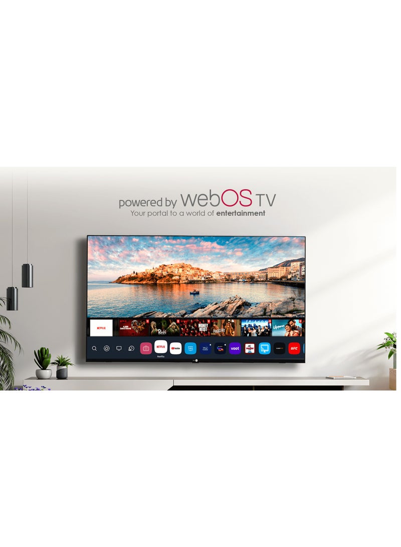 SUPER GENERAL 55 Inch 4K UHD LED WebOS Smart Tv Platinum Series,Cinema Screen Design 4K Ultra HDR, Dolby Audio, Smart Voice Control, Apps YouTube, Netflix, Shahid - SGLED55HKUSWTS2 Black - Image 3