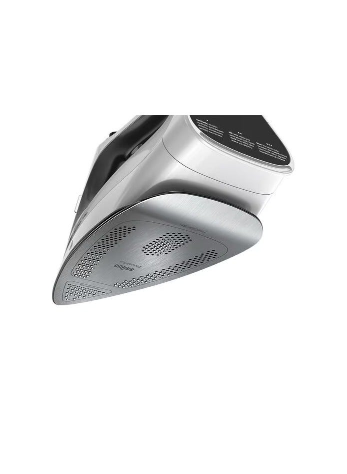 BRAUN Tex Style 7 Pro  Dry And Steam Iron, Eloxal Plus Soleplate 300 m³ 2900 W SI7149WB Black/White  - Image 2