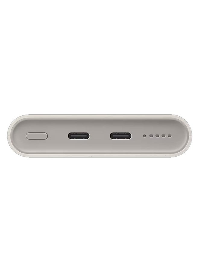 Samsung 10000 mAh Power Bank Battery Pack 25W With Two Type C Ports Beige-10 - Image 3