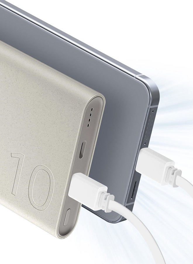 Samsung 10000 mAh Power Bank Fast Charging Battery Pack 25W With Dual Type C Ports Beige-100 - Image 5