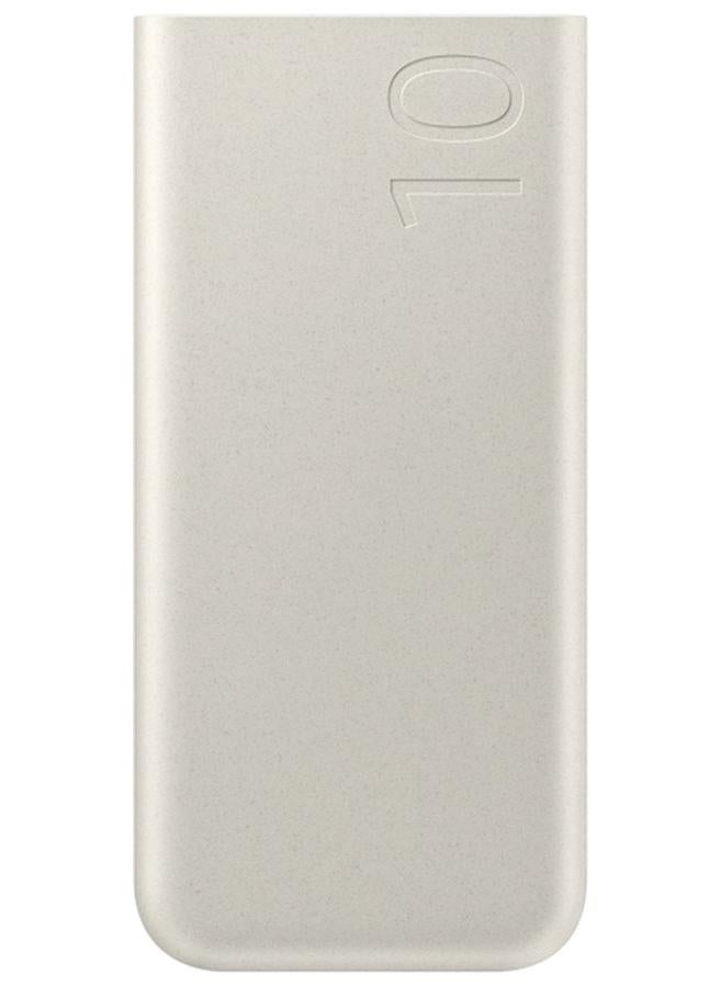 Samsung 10000 mAh Power Bank Fast Charging Battery Pack 25W With Dual Type C Ports Beige-100 - Image 1