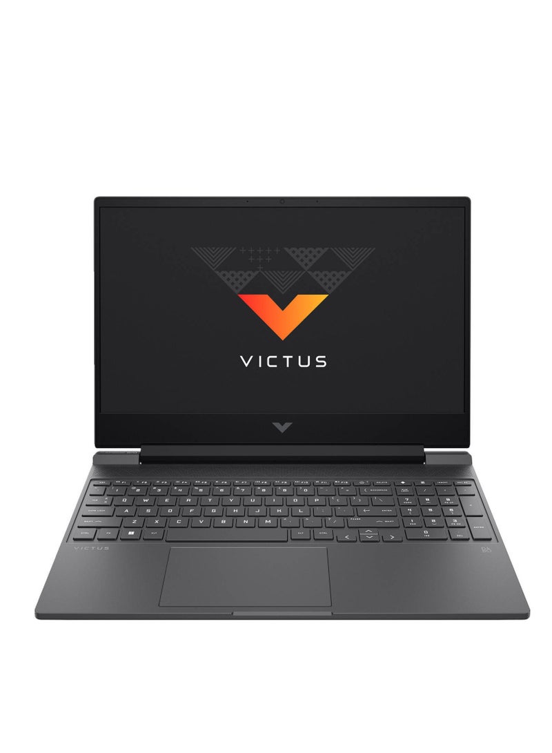 HP Victus 15-fa2013dx Gaming Laptop, 15.6" FHD 144Hz Display, Intel Core i5-13420H, 8GB RAM, 512GB SSD, GeForce RTX 3050 6GB GPU, English Keyboard, Windows 11 Home, English Mica Silver - Image 1