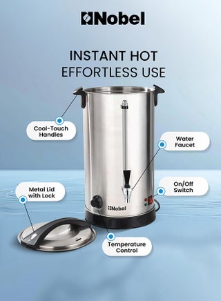 Nobel Nobel Water Boiler 1500W 16L Double Wall Stainless Steel