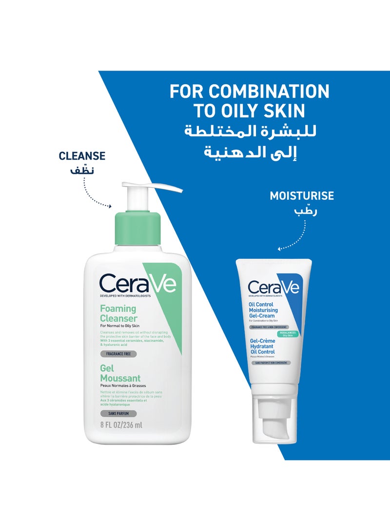 Oil Control Moisturising Gel-Cream For Oily Skin 52ml
