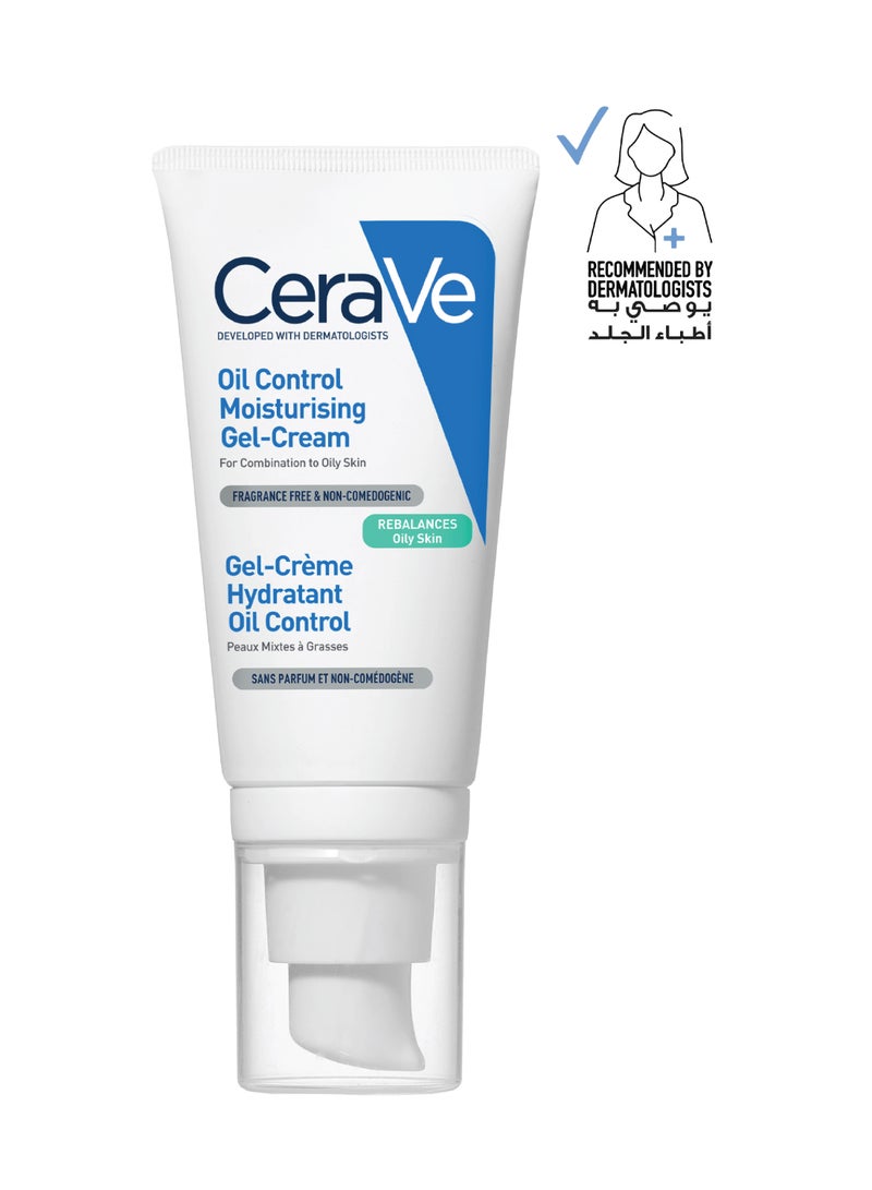 CeraVe Oil Control Moisturising Gel-Cream For Oily Skin 52ml - Image 1