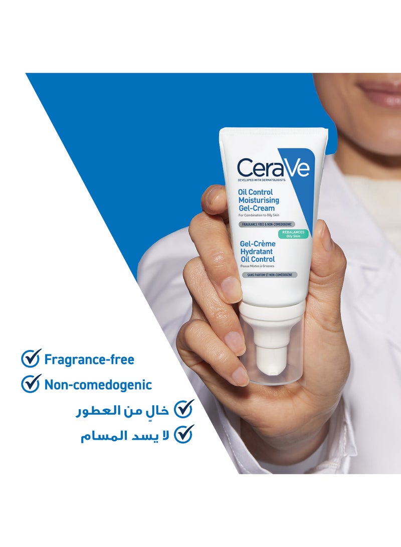CeraVe Oil Control Moisturising Gel-Cream For Oily Skin 52ml - Image 5