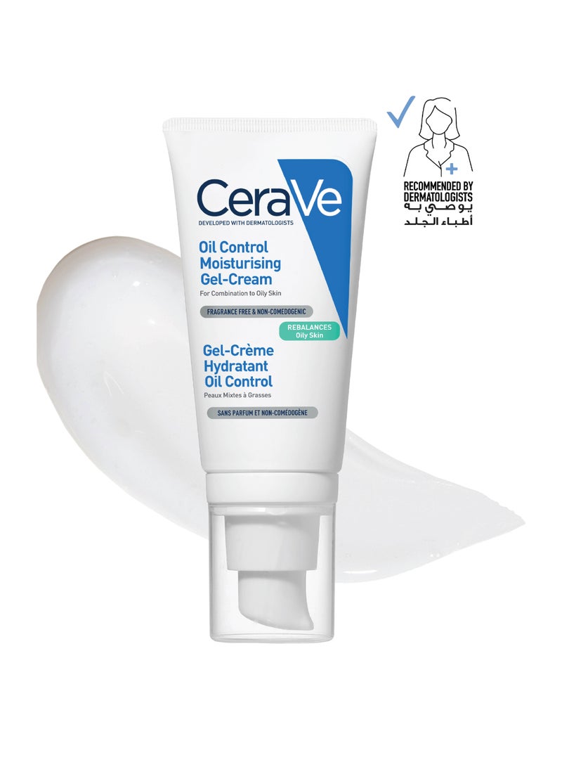 CeraVe Oil Control Moisturising Gel-Cream For Oily Skin 52ml - Image 3