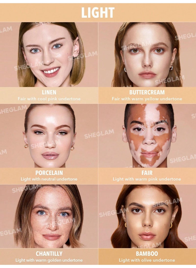 SHEGLAM Skinfinite Hydrating Foundation Butter Cream 30ml Butter Cream - Image 3