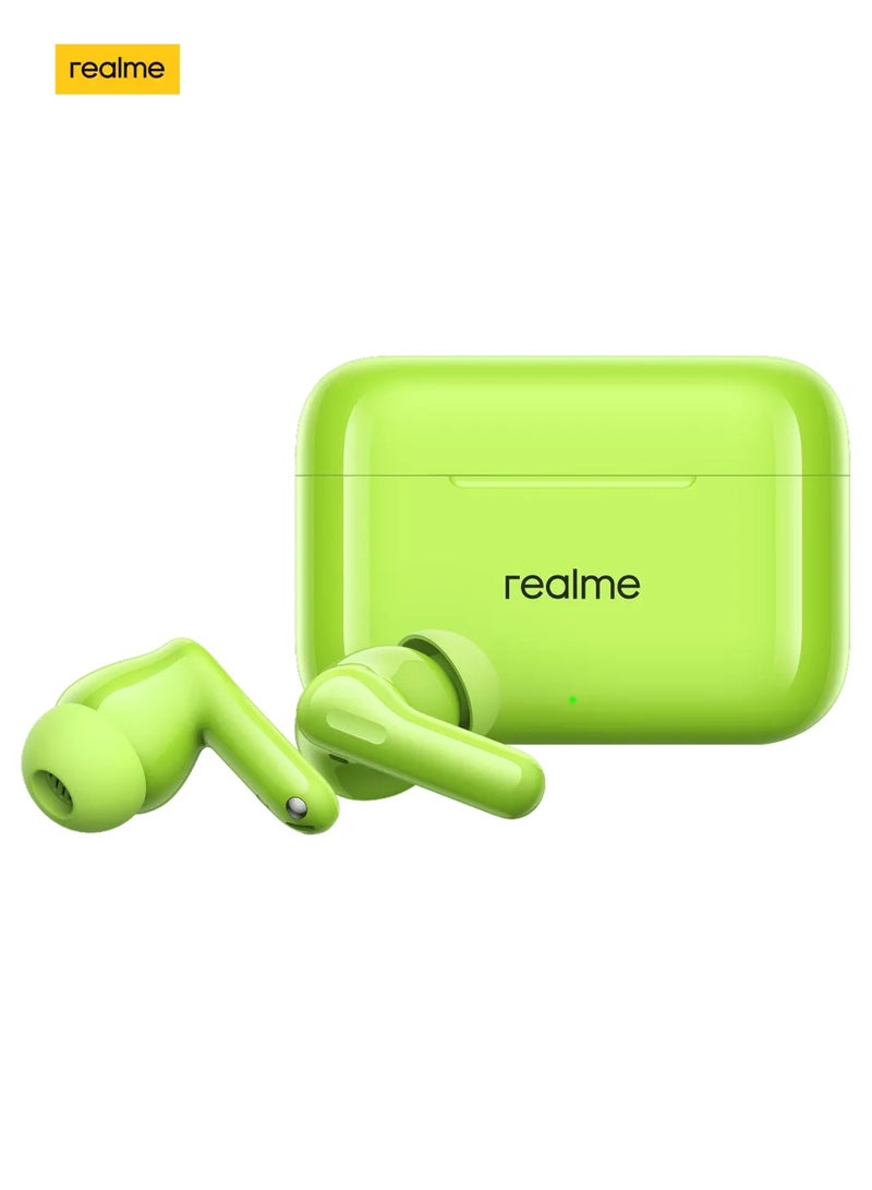ريل مي Buds T200 Premium ANC Earbuds. Hi-Res Audio, Dual Connect, IP55, 3D Audio, 30H Battery. Your Sound, Uninterrupted. green - Image 2