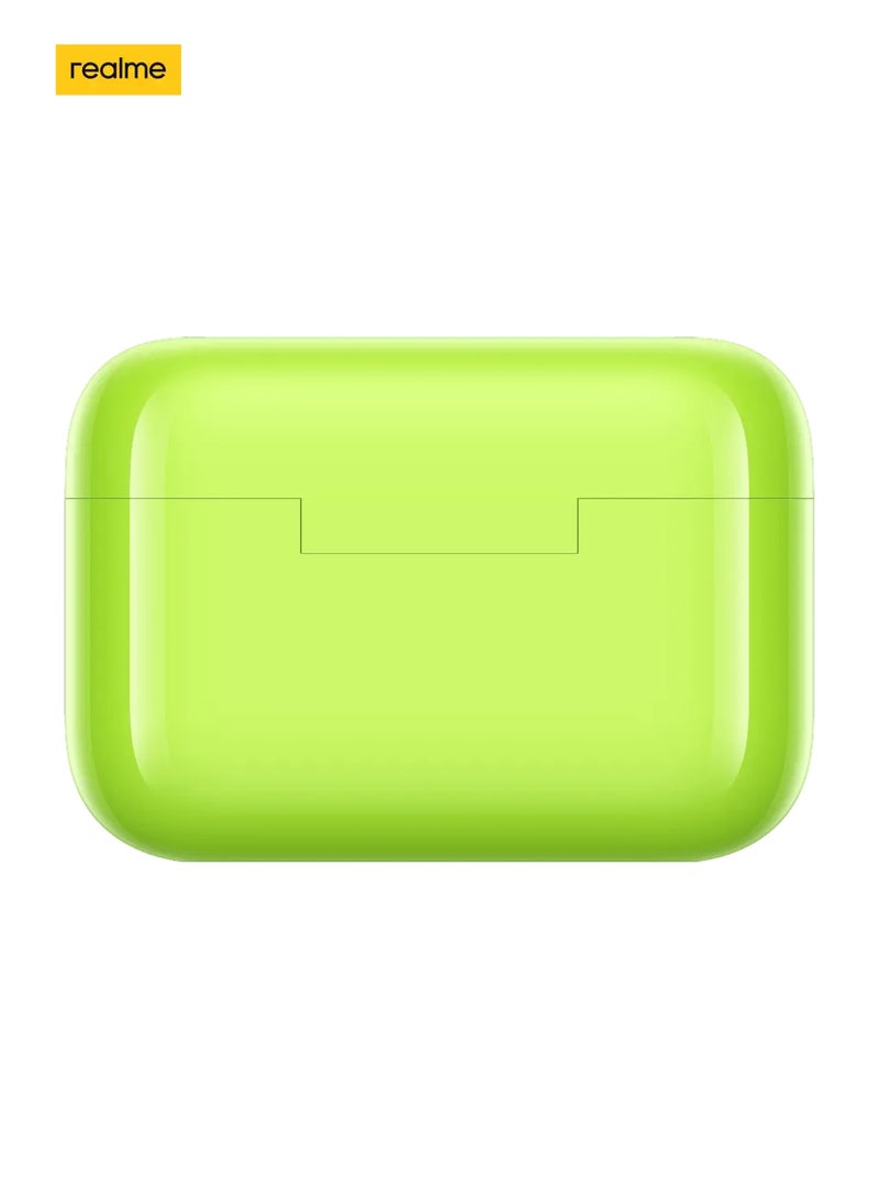 ريل مي Buds T200 Premium ANC Earbuds. Hi-Res Audio, Dual Connect, IP55, 3D Audio, 30H Battery. Your Sound, Uninterrupted. green - Image 3